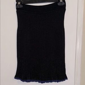 Rag & Bone Elegant Black Knit Skirt